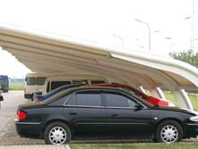 長春膜結(jié)構(gòu)車棚的制作過程