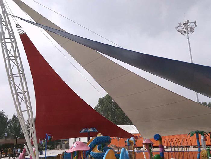 長春張拉膜邊界如何進行支撐？