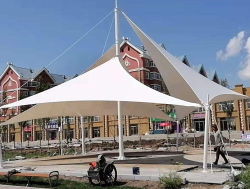 創(chuàng)新設(shè)計(jì)，吉林長春膜結(jié)構(gòu)罩棚，打造時(shí)尚與功能并存的空間