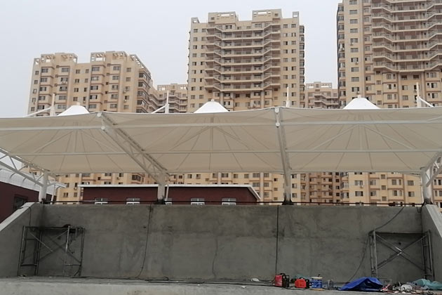 吉林長春膜結(jié)構(gòu)景觀：成為景區(qū)一道亮麗風(fēng)景線