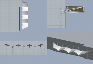 為什么長春張拉膜能做出各種藝術(shù)造型？