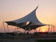 景觀張拉膜的其它功能 景觀張拉膜的其它功能