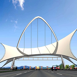 收費(fèi)站膜結(jié)構(gòu)產(chǎn)品展示五