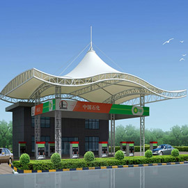 加油站膜結(jié)構(gòu)產(chǎn)品展示三